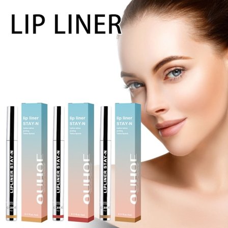 3 stk. Lipliner som sitter lenge, Peel Off Lip Liner Tattoo Lip Stain Peel Off Langvarig