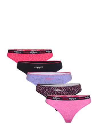 5P Thong Stringtrosa Underkläder Rosa Tommy Hilfiger