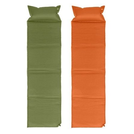 Liggunderlag med kudde 195 x 51 x 3 cm - självuppblåsande