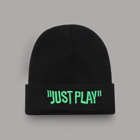 Modebrev Broderi Varm mössa Cap mössa Höst Vinter Wo