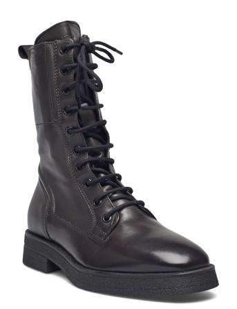 Lace Flatheel Bootie Brown Marc O'Polo