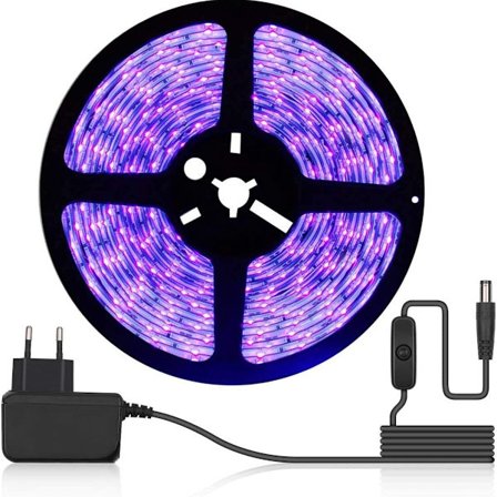 5 m UV LED-strimmel 300 LED selvklæbende