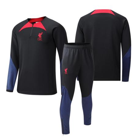 23 Uusi Liverpool Football Training Jersey pitkähihainen aikuisten seisomakaulus Puolivetoketjupuku syys- ja talvipaita liverpool 2XS [height: 120-