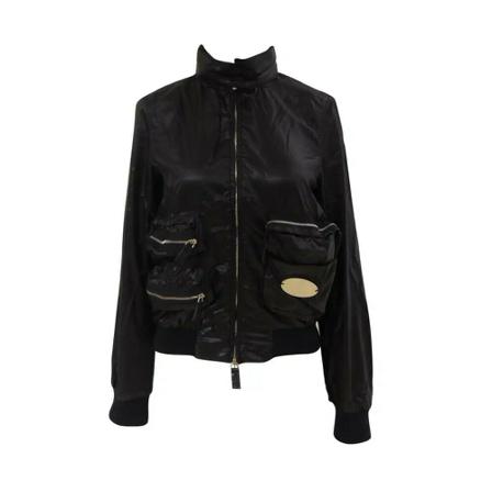 Fendi Vintage, Pre-owned Jackets Zwart, Dames, Maat:ONE Size