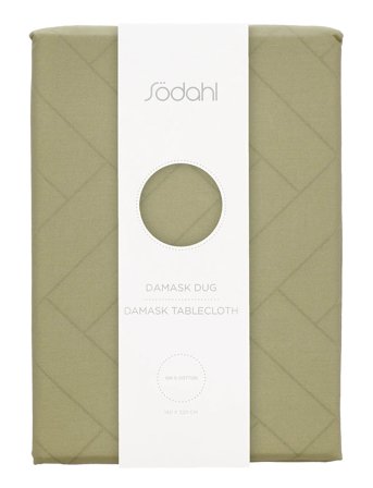 Dug 140X320 Tiles Damask Eucalyptus Green Södahl