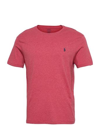Custom Slim Fit Jersey Crewneck T-Shirt Polo Ralph Lauren Pink