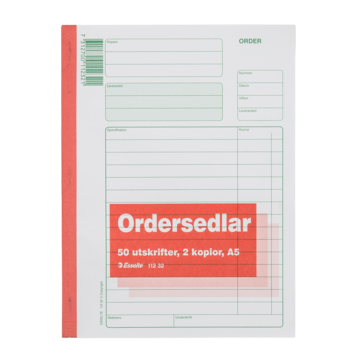 Blankett Ordre A5 2x50