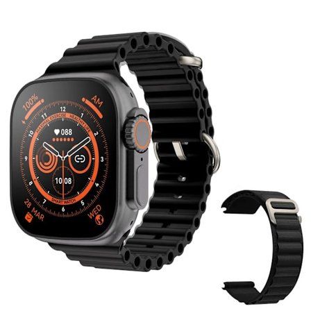 Smart Watch Ultra 8 NFC GPS Track 49mm Mænd Kvinder Smartwatch Serie 8 Termometer Bluetooth-opkald Vandtæt Sport Til Apple