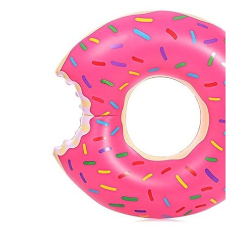 1 st Donut Pool Float för Barn Donut Float Leksak Donut Pool Float