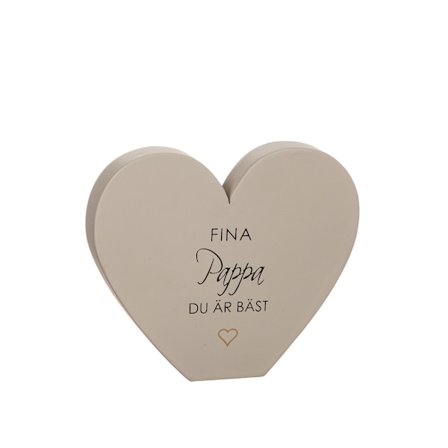 Hjärta med Pappa du är bäst