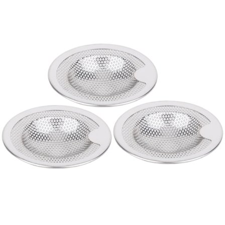 Ruostumattomasta teräksestä valmistettu allas siivilä Anti-Clogging Jäte Tulppa Stopper Suodatin Kori Catcher Keittiö Työkalu(M )