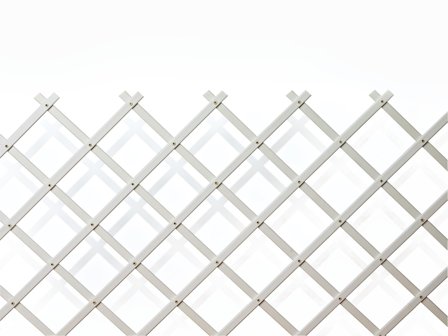 Nelson Garden 5167 Plastspaljé vit 45x180 cm, Odling