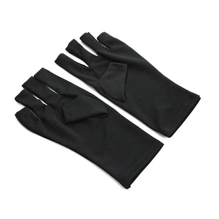1 par UV-beskyttelseshandsker Anti-UV-strålingsbeskyttelseshandsker Neglekunst Gel Anti-UV-handsker UV LED-lampe Negletørrer Lysværktøj