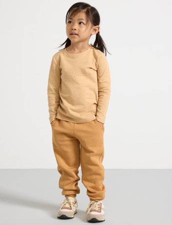 Lindex Trousers Basic - Brown - 92