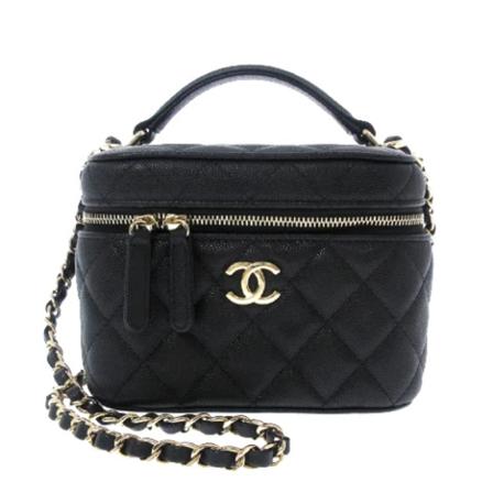 Chanel Vintage, Pre-owned Leather chanel-bags Zwart, Dames, Maat:ONE Size