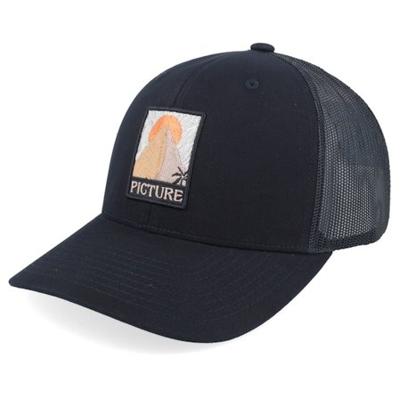 Picture - Svart trucker Caps - Kuldo Cap A Black Trucker @ Hatstore