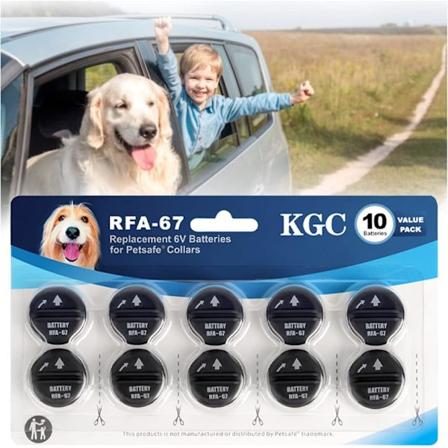 RFA-67 6 Volt erstatningsbatterier til hundehalsbånd, Ultra Fit PIF-300 RF300 PIF-275-19 PRF-3004W PUL-250 PUL-275 PIG00-13661 PBC-102, Kompatibel med