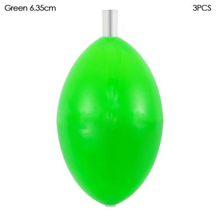 Fiskeflydebolde Vandbold GRØN 6,35CM GRØN 6,35CM Green 6.35cm