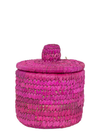 A World of Craft PALM COLOR MINI Korg m lock, rosa Dekoration Ø 10 CM