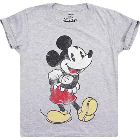 Disney Boys Musse Pigg Vintage T-shirt 10-12 År Sport Gre