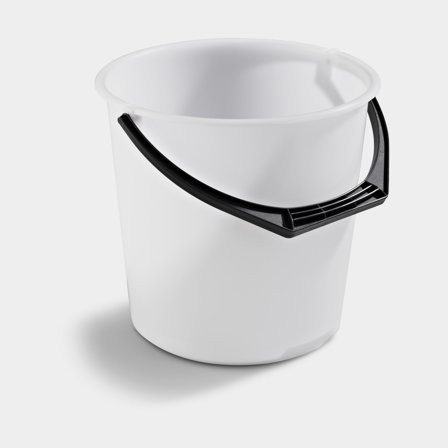 Cubo Nordiska Plast, blanco natural, 10 litros