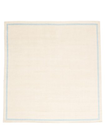 Handloom Pattern Matot Moderni Neliö Beige (Villa, Intia)