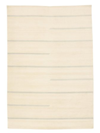 Handloom Pattern Rug Modern Beige/Yellow (Wool, India)