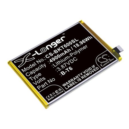 Batteri for smarttelefon, mobil for VIVO IQOO Z6 5G, I2127