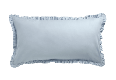 Åhléns Home Örngott FRILL 50x90 cm Sängkläder Blå ONESIZE