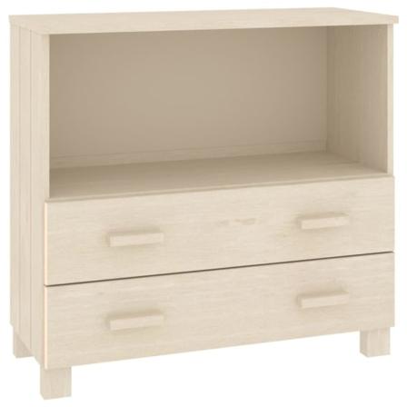 Vidaxl Skänk Honungsbrun 85x35x80 Cm Massiv Furu Brun