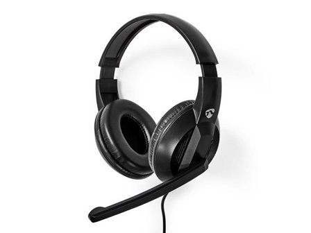 NEDIS Headset CHSTU210BK Over-Ear USB-A/C - Lyreco - Datorprodukter - Kringutrustning - Datorheadset