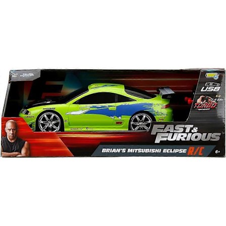 Jada - Fast & Furious Fjärrkontroll 1995 Mitsubishi Eclipse 1:32 Leksak