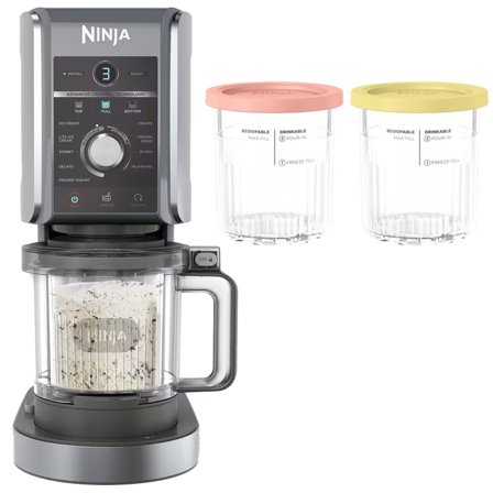 Ninja NC501 Creami Deluxe iskremmaskin + 2 ekstra beholdere - Kjøp kjøkkenmaskin hos Bakeren og Kokken