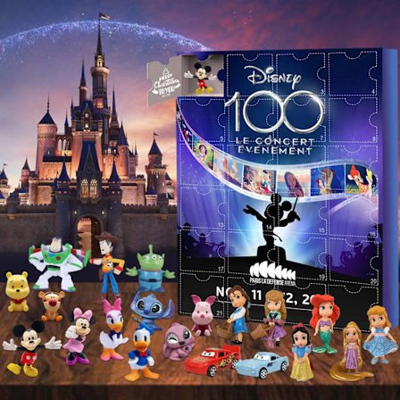 2025 Julekalender Blind Box, "Lilo og Stitch" Mickey Minnie Tegneserie Barnegaver 24 Tilfeldige Dukker(LGL)