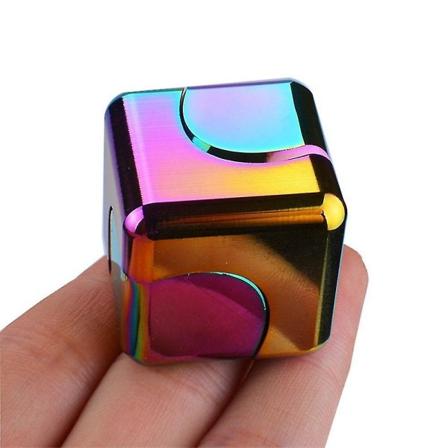 Fidget Cube-leker Snurrende topper Skrivebordsleker Avslappende Små Angstleker Colorful