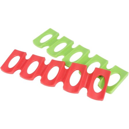 Burkstaplare kompatibel med skafferi 2 st, hopfällbar flaskstaplingsmatta kylskåp Sili