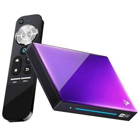 H96 MAX M9 Smart TV Box WiFi 6 BT 5.4 2.4G Fjärrkontroll Android 14.0 Set Top Box (8+128G)