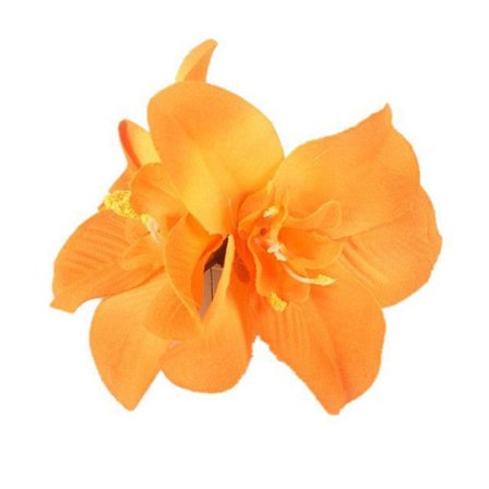 5 Stk Blomst Hårklemme Blomst Hårnål ORANGE
