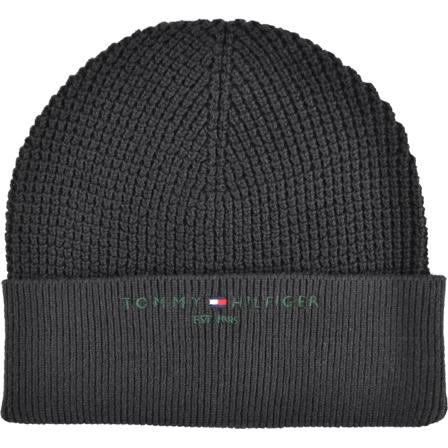 Tommy Hilfiger Beanie svart, unisex Kepsar, unisex, Storlek: ONE SIZE