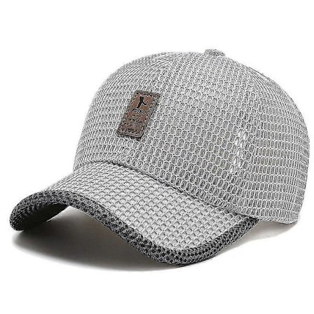 Sommer Mesh Baseball Kasket Til Mænd Justerbar Åndbar Hurtigtørrende Løbekasket Baseball Kasket