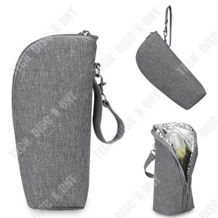 Flaskväska - TD - Oxfordtyg - Lätt - Praktisk - Mått 8x7x22 cm