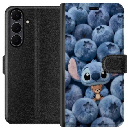 Kompatibel Tegnebogsetui til Samsung Galaxy S25 FE Lady Gaga minimalistisk plakat med guitar og monokrom design