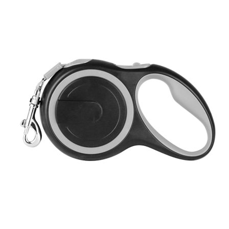 Uttrekkbar hundebånd Trening Hundebånd GRÅ