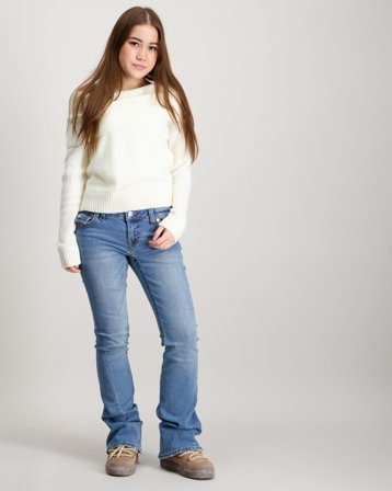 True Religion JOEY LOW RISE FLARE FLAP_ Blau Jeans Mädchen - Kids Brand Store