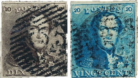 Belgien - OBP 1-2 - Stemplet