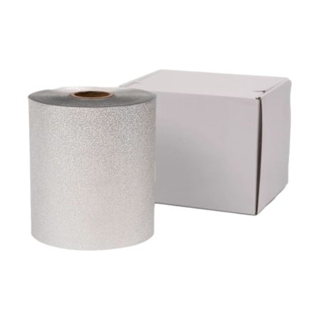 Hårfolie 100m - Emblosing / Emblosed sølv