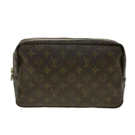 Louis Vuitton Vintage, Brown Canvas Louis Vuitton Trousse Toilette Bruin, unisex, Maat:ONE Size