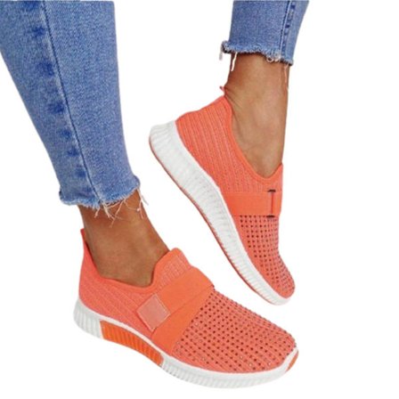 Loafers med ortopediska sulor Dammode Sneakers Platform Sneakers Storlek 42Orange
