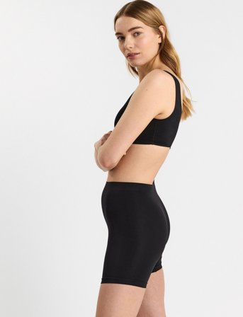 Lindex Brief Seamless Biker High - Black - XL