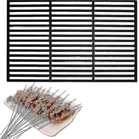 Hengda Bbq Grillrist med Mål 42x28cm Støbejern - Ty-yuhao